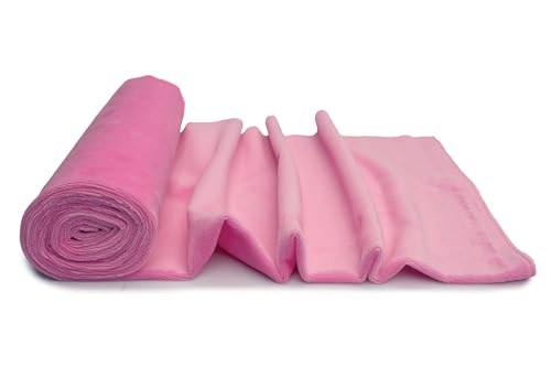 Minky Strickstoff glattes Muster 50x160 cm (Candy Pink) von Orient Fashion