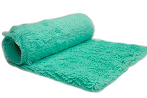 Orient Fashion Langhaariges Kunstfell, Zottelig, Shaggy (18 mm) 50x160 cm (Minze) von Orient Fashion