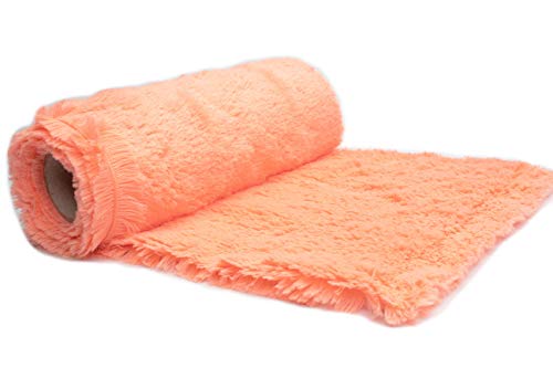 Langhaariges Kunstfell, Zottelig, Shaggy (18 mm) 50x160 cm (Papaya) von Orient Fashion
