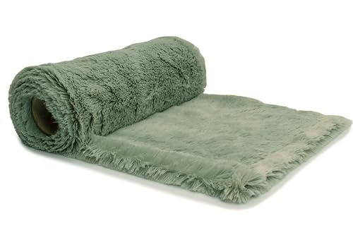 Orient Fashion Langhaariges Kunstfell, Zottelig, Shaggy (18 mm) 50x160 cm (Salbei) von Orient Fashion