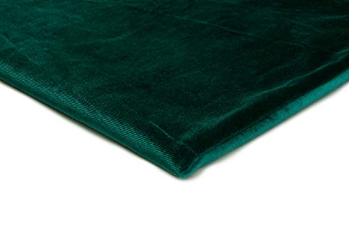 Pannesamt Stoff, Samt, Velours, Velourstoff 50x150 cm (Dunkles Meer) von Orient Fashion