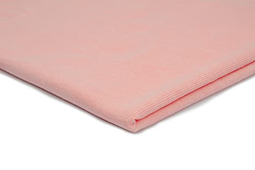Pullover Stoffe Hacci Klassisch Strickstoff jersey 50 x 160 cm (Puder rosa Nr.8) von Orient Fashion