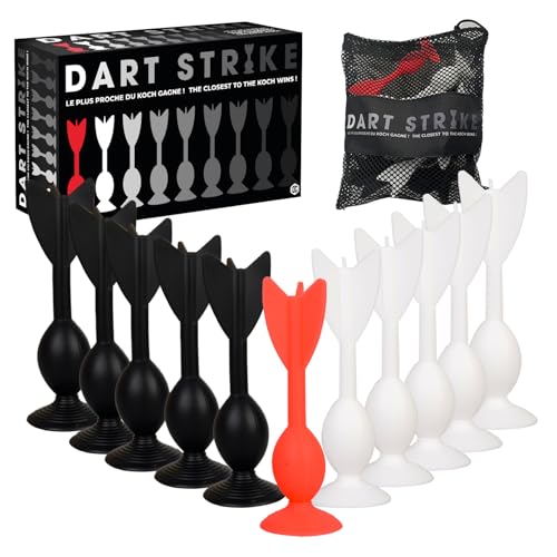 Dart Strike® | Mix Spiel Dart mit Saugnäpfen & Petanque | 11 Silicone Multi Surface Darts + Bag | Kinderspiel für Erwachsene für Drinnen & Draußen | Fun Wurfspiele | OriginalCorner® von Original Cup
