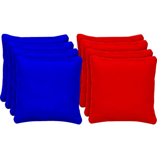 Offizielle Cornhole Tasche | 4 Blaue und 4 rote Taschen | Offizielle Größen | Premium Qualität | 100% Baumwolle | Wasserdicht | Amerikanisches Spiel | Outdoor Spiel | Freunde & Familie | OriginalCup® von Original Cup