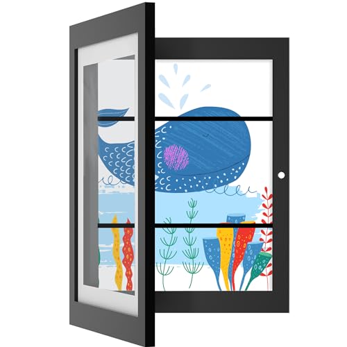 Orionstar Kinder-Bilderrahmen, Kunst-Bilderrahmen, austauschbar, 33 x 25 cm, vordere Öffnung, für 100 A4-teilig, Kunstwerk-Display-Aufbewahrungsrahmen für Kinder, Zuhause und Büro (schwarz, 1 Packung) Orionstar Kinder-Bilderrahmen, Kunst-Bilderrahmen, austauschbar, 33 x 25 cm, vordere Öffnung, für 100 A4-teilig, Kunstwerk-Display-Aufbewahrungsrahmen für Kinder, Zuhause und Büro (schwarz, 1 Packung) von Orionstar