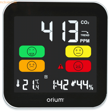 Orium CO2-Sensor 11325 schwarz von Orium