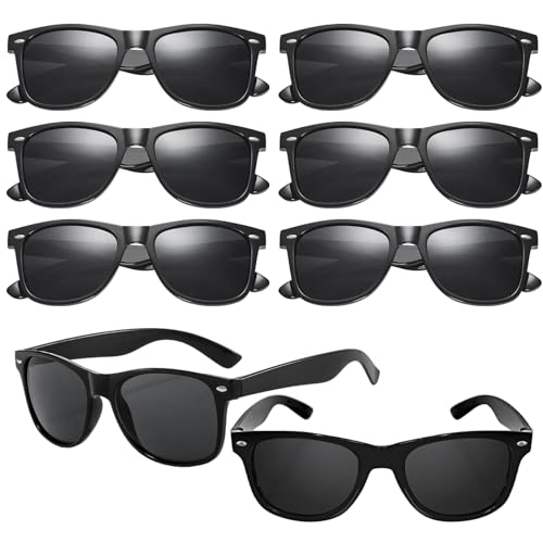 Orixo 8 Stück Sonnenbrille Party, Sonnenbrillen Set, Partybrillen, Set Vintage Sonnenbrillen Party, Beach Sonnenbrillen, Retro Schwarz Sonnenbrillen für Herren und Damen Orixo 8 Stück Sonnenbrille Party, Sonnenbrillen Set, Partybrillen, Set Vintage Sonnenbrillen Party, Beach Sonnenbrillen, Retro Schwarz Sonnenbrillen für Herren und Damen von Orixo
