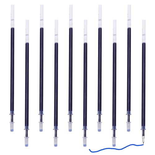 10 Stück Kugelschreiberminen, 0,5 mm Ersatzminen Kugelschreiber Minen, Einziehbare Stift Nachfüllungen, Kugelschreiber Nachfüllungen, 130 mm Länge, Kompatibel Mit meisten Einziehbare Stifte (Blau) 10 Stück Kugelschreiberminen, 0,5 mm Ersatzminen Kugelschreiber Minen, Einziehbare Stift Nachfüllungen, Kugelschreiber Nachfüllungen, 130 mm Länge, Kompatibel Mit meisten Einziehbare Stifte (Blau) von Ormromra