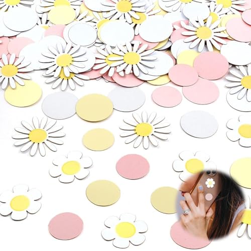 100 Stück Gänseblümchen Deko, Gänseblümchen Konfetti, Konfetti, Babyparty Deko Konfetti, Geburtstag Mädchen Babyparty, Baby Party Dekoration Neutral, Elegante Partydeko 100 Stück Gänseblümchen Deko, Gänseblümchen Konfetti, Konfetti, Babyparty Deko Konfetti, Geburtstag Mädchen Babyparty, Baby Party Dekoration Neutral, Elegante Partydeko von Ormromra