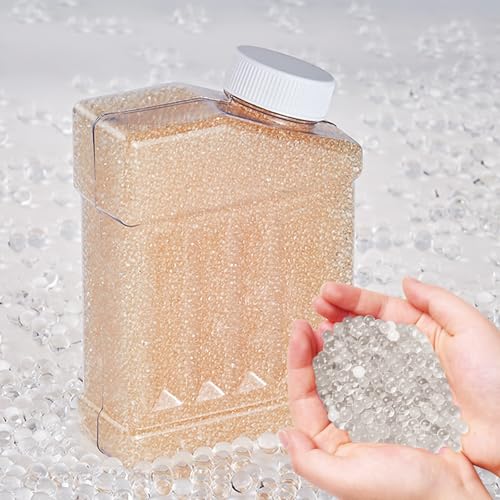 60000 Stück Wasserperlen, Wasserperlen Durchsichtig, Ungiftig, Wasserperlen für Pflanzen, Biologisch Abbaubar für Pflanzen, Blumen, Vase Füllstoff und Floating Christmas Trend von Ormromra