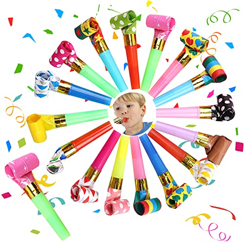 Ormromra 20 Stück Mehrfarbig Party Gebläse, Krachmacher Funny Whistles Gebläse, Musikalische Jubel Spielzeug, Lustige Spielzeuge für Neujahr Geburtstag Party, Kinder Party, Weihnachten, Bankett Ormromra 20 Stück Mehrfarbig Party Gebläse, Krachmacher Funny Whistles Gebläse, Musikalische Jubel Spielzeug, Lustige Spielzeuge für Neujahr Geburtstag Party, Kinder Party, Weihnachten, Bankett von Ormromra