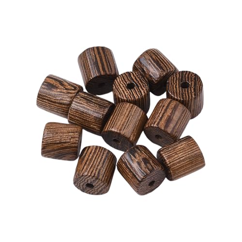 Ornazy 200 Stück natürliche braune Holzsäulenperlen, 8 mm Rohr-Abstandshalter für Schmuckherstellung, Rosenkranz, Bastelbedarf Ornazy 200 Stück natürliche braune Holzsäulenperlen, 8 mm Rohr-Abstandshalter für Schmuckherstellung, Rosenkranz, Bastelbedarf von Ornazy