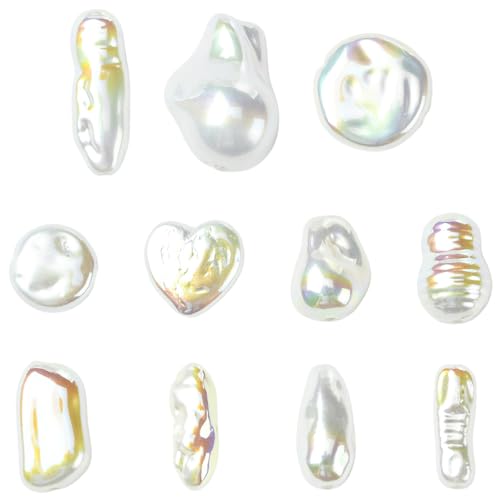 Ornazy 22 Stück gemischte Stile ABS-Kunststoffperlen unregelmäßige Imitationsperlen Acrylperlen für DIY-Schmuckherstellung Ornazy 22 Stück gemischte Stile ABS-Kunststoffperlen unregelmäßige Imitationsperlen Acrylperlen für DIY-Schmuckherstellung von Ornazy