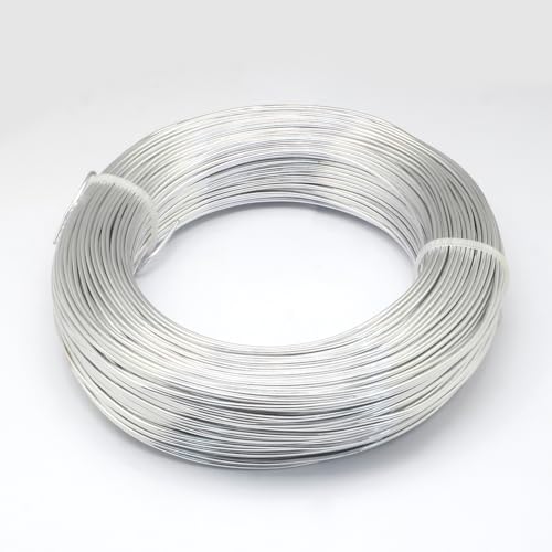 Ornazy Runder Aluminiumdraht, 4 Gauge, biegbar, 10 m, 5 mm, Metall-Basteldraht für Schmuckherstellung, Modellierung, Modellierung von Ornazy