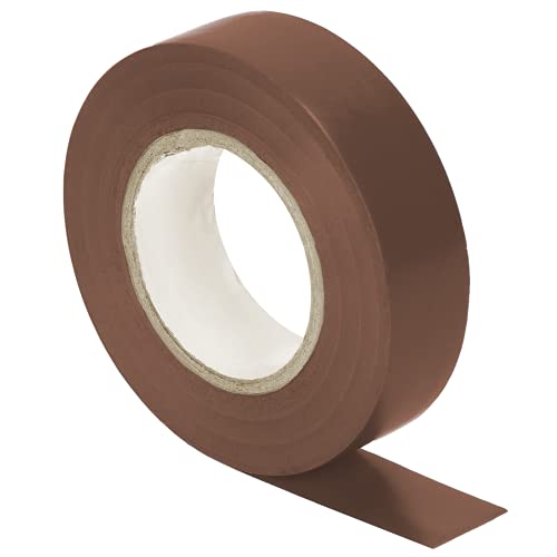 Orno AE-13196 Klebeband, 10 Rollen, feuerfest, für elektrische Isolierung, 19 mm breit, 20 m lang (Braun) von Orno
