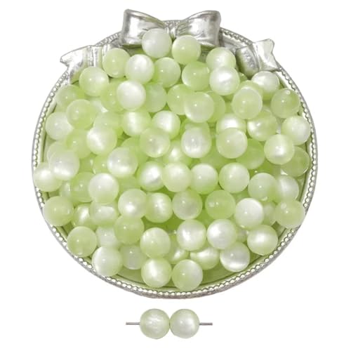 10 Stück 8 mm Katzenaugen-Glasperlen, lose runde Glasperlen, für Schmuckherstellung, DIY-Armband, EN8-Licht 10 Stück 8 mm Katzenaugen-Glasperlen, lose runde Glasperlen, für Schmuckherstellung, DIY-Armband, EN8-Licht von Ornrjfll