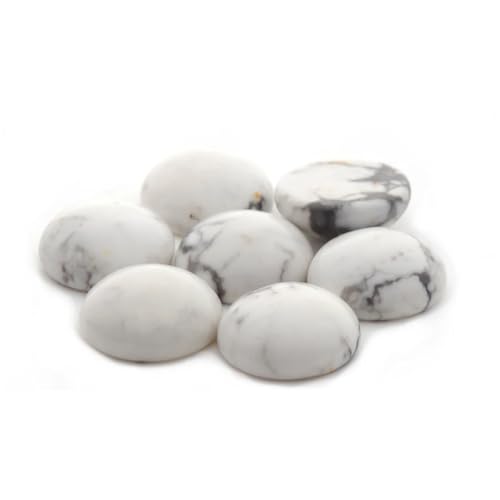 10 Stück Naturstein Cabochon Perlen Rund 4-12mm für Schmuckherstellung Halskette Ohrringe Weiß Türkis 10mm 10 Stück Naturstein Cabochon Perlen Rund 4-12mm für Schmuckherstellung Halskette Ohrringe Weiß Türkis 10mm von Ornrjfll