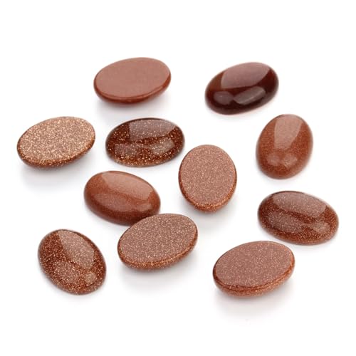 2/5/10 Stück/Packung natürliche ovale Tigerauge-Opal-Achat-Perlen für Schmuckherstellung, DIY-Schmuckzubehör, 10 x 14 mm, 5 Stück von Ornrjfll