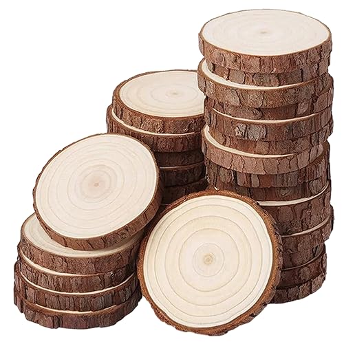 Orssmigs 30Stk Runde Holzscheiben zum Basteln Baumscheiben 6-7cm Holz Log Scheiben Unvollendete Holzkreise ohne Loch für DIY Holz-Scheiben Hochzeit Mittelstücke Geschenke für Weihnachten,5mm Dicke Orssmigs 30Stk Runde Holzscheiben zum Basteln Baumscheiben 6-7cm Holz Log Scheiben Unvollendete Holzkreise ohne Loch für DIY Holz-Scheiben Hochzeit Mittelstücke Geschenke für Weihnachten,5mm Dicke von Orssmigs