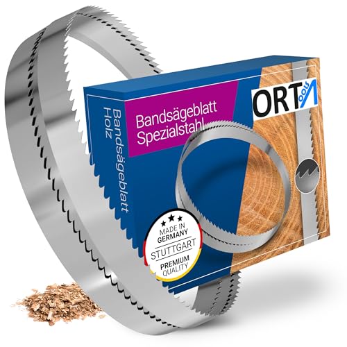ORTA Spezialstahl Bandsägeblatt | kompatibel mit gängigen Bandsägen, Weichholz, Kurven- und Geradschnitte | 1520 x 6 x 0,50 x 5 mm | 2 Stück ORTA Spezialstahl Bandsägeblatt | kompatibel mit gängigen Bandsägen, Weichholz, Kurven- und Geradschnitte | 1520 x 6 x 0,50 x 5 mm | 2 Stück von Orta