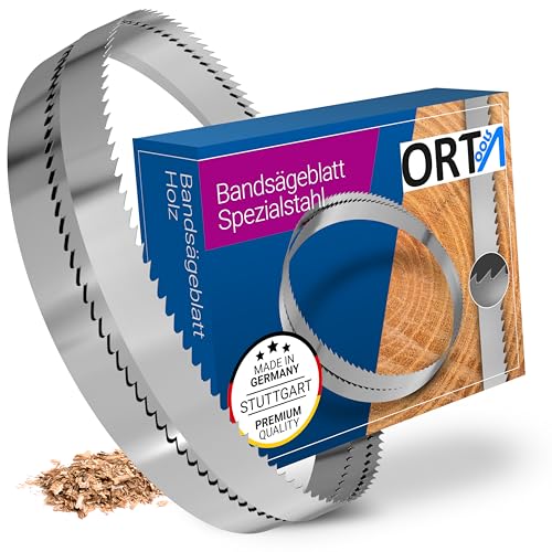 Orta Spezialstahl Sägeblatt - 1770 x 15 x 0,45 x 6 mm – Bandsäge/Bandsägeblatt ideal für die Bearbeitung von Weichholzarten Orta Spezialstahl Sägeblatt - 1770 x 15 x 0,45 x 6 mm – Bandsäge/Bandsägeblatt ideal für die Bearbeitung von Weichholzarten von Orta