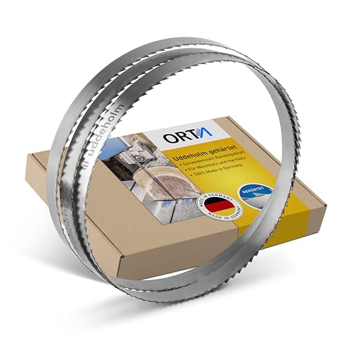 Orta Uddeholm Gehärtete Bandsägeblätt in Breite 6 mm, ideal für Bearbeitung von Weich und Hartholz 3556 x 6 x 0,50 x 6 mm von Orta