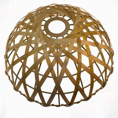 Osasy Boho Lampenschirm Pendelleuchte, Hängelampe mit hohl geschnitztem Bambusschirm, DIY einzigartiges Design Lampenschirme Osasy Boho Lampenschirm Pendelleuchte, Hängelampe mit hohl geschnitztem Bambusschirm, DIY einzigartiges Design Lampenschirme von Osasy