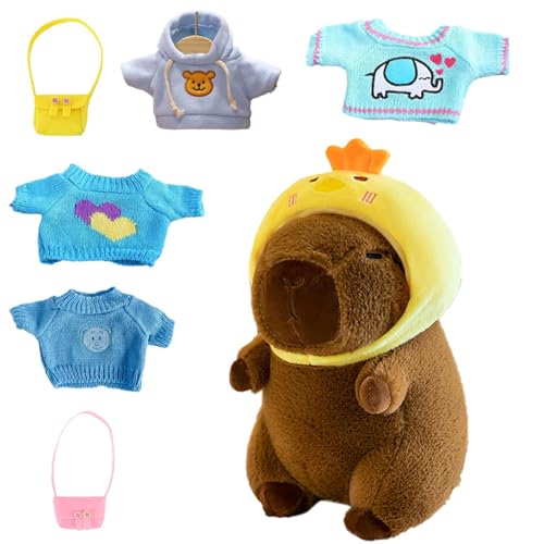 Oseczmut Capybara Plüschtier zum Anziehen, Capybara Plüschtier mit Kleidung | Niedliches Capybara Plüschtier mit Outfits – niedliche Capybara-Plüschtiere, Capybara -Puppen, verkleiden Sie sich Oseczmut Capybara Plüschtier zum Anziehen, Capybara Plüschtier mit Kleidung | Niedliches Capybara Plüschtier mit Outfits – niedliche Capybara-Plüschtiere, Capybara -Puppen, verkleiden Sie sich von Oseczmut