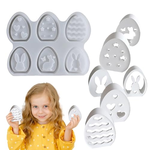 Oseczmut Eierform Silikon Eierform | Bastelform | 6 Kavity Ostereier Silikonformen Schokoladenschmelzformen für Dessert Backseifenharz Oseczmut Eierform Silikon Eierform | Bastelform | 6 Kavity Ostereier Silikonformen Schokoladenschmelzformen für Dessert Backseifenharz von Oseczmut