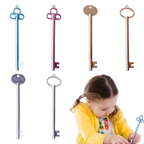 Oseczmut Gelschreiber, Gelschreiber, feine Spitze | schwarze Gelschreiber, Retro-Kugelschreiber, glatter Kugelschreiber, 6 Stifte mit feiner Spitze in Schlüsselform für Büro, Schule und Zuhause Oseczmut Gelschreiber, Gelschreiber, feine Spitze | schwarze Gelschreiber, Retro-Kugelschreiber, glatter Kugelschreiber, 6 Stifte mit feiner Spitze in Schlüsselform für Büro, Schule und Zuhause von Oseczmut