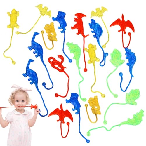 Oseczmut Klebriges Spielzeug für Tiere, 20 Stück, dehnbar, mehrfarbig, weiche und realistische Tiere, waschbar, Klassenpreise, Gefälligkeiten Oseczmut Klebriges Spielzeug für Tiere, 20 Stück, dehnbar, mehrfarbig, weiche und realistische Tiere, waschbar, Klassenpreise, Gefälligkeiten von Oseczmut