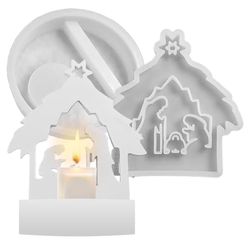 Krippe Silikon Gießform | Krippe Giessformen Zum Gießen | Weihnachten Krippe Silikonformen Tischdekorationen, Krippenform,Wiederverwendbare HarzGussformen, Heimdekorationen Krippe Silikon Gießform | Krippe Giessformen Zum Gießen | Weihnachten Krippe Silikonformen Tischdekorationen, Krippenform,Wiederverwendbare HarzGussformen, Heimdekorationen von Oseczmut