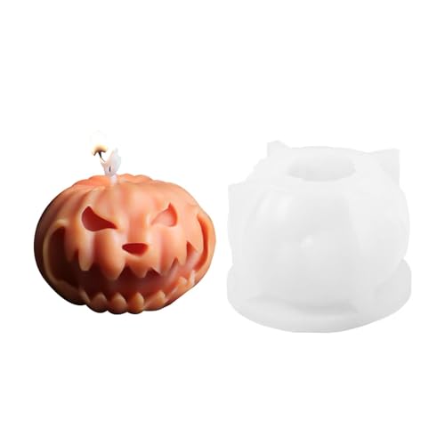 Oseczmut Kürbis-Kerzenform Silikonform, Kürbiskerzenform, Halloween-Kürbisformen für Kerzen | Easy Release Epoxidharz Formen Oseczmut Kürbis-Kerzenform Silikonform, Kürbiskerzenform, Halloween-Kürbisformen für Kerzen | Easy Release Epoxidharz Formen von Oseczmut