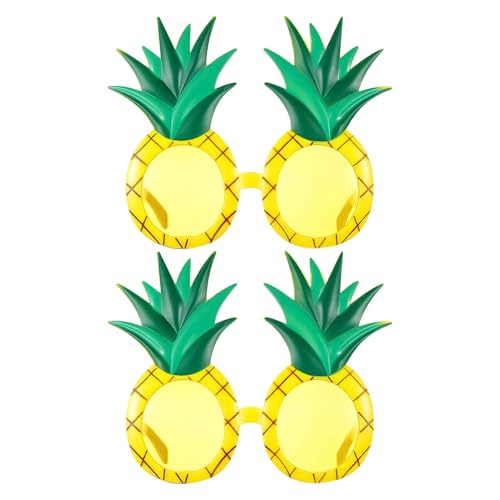Oseczmut Lustige Sonnenbrillen,2 Paar Lustige Sonnenbrillen im Novelty-Design | Ananas Design Tropische Accessoires Für Erwachsene Kinder Strandparty Fotoshooting Oseczmut Lustige Sonnenbrillen,2 Paar Lustige Sonnenbrillen im Novelty-Design | Ananas Design Tropische Accessoires Für Erwachsene Kinder Strandparty Fotoshooting von Oseczmut