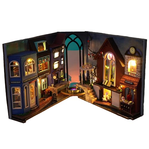 Oseczmut Miniatur Buchecken-Set, zum Selbermachen, Bucheckenset zum Selbermachen für Erwachsene, Dekor für Bücherregale, Buchstützen für kleines Haus, Buchstützen Oseczmut Miniatur Buchecken-Set, zum Selbermachen, Bucheckenset zum Selbermachen für Erwachsene, Dekor für Bücherregale, Buchstützen für kleines Haus, Buchstützen von Oseczmut