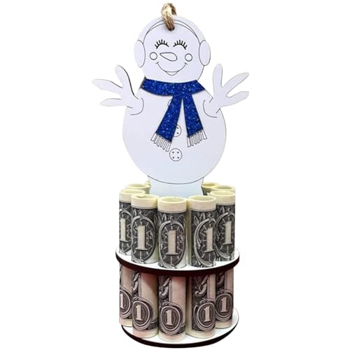 Oseczmut Niedliche Geldhalter Für Weihnachten, Holz Weihnachtsgeldumschlag, Tischdekoration Für Geld, Feiertage, Kinder, Erwachsene, Geburtstag, Erntedankfest, Abschlussfeier, Und Party von Oseczmut