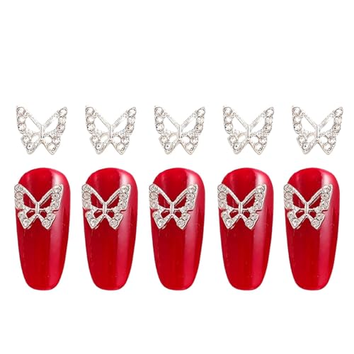 Oseczmut Strass Nagel Charms Strass | 10 Stück Schmetterlingsstecker - Nagelschmuck Nagelschmuck Acryl Nagel Charm Dekoration u Oseczmut Strass Nagel Charms Strass | 10 Stück Schmetterlingsstecker - Nagelschmuck Nagelschmuck Acryl Nagel Charm Dekoration u von Oseczmut