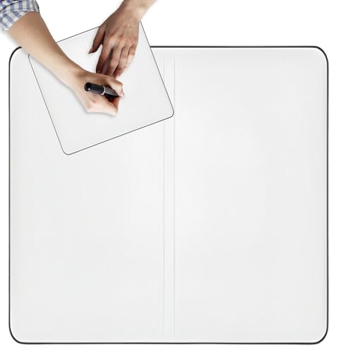 Oseczmut Tragbares Whiteboard – Faltbares und leichtes Whiteboard, multifunktionaler Notizblock für Studium, tägliche Erinnerungen, Familiennachrichten und Notizen Oseczmut Tragbares Whiteboard – Faltbares und leichtes Whiteboard, multifunktionaler Notizblock für Studium, tägliche Erinnerungen, Familiennachrichten und Notizen von Oseczmut