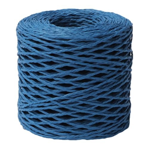 Raphia-Papierband | Häkel-Bastpapierrollen | Natürliches Raphiagarn, Häkel-Bastgarn, Raphia-Papierband, Häkelhut, leicht zu schneiden und selbst zu machen von Oseczmut