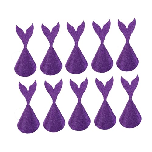Oshhni 10 Stück Meerjungfrau Geburtstag Hüte Kronenparty Hüte Stirnband zum Feiern Babyparty, Lila Oshhni 10 Stück Meerjungfrau Geburtstag Hüte Kronenparty Hüte Stirnband zum Feiern Babyparty, Lila von Oshhni