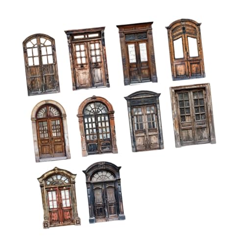 Oshhni 10pcs Scrapbook Paper Journaling Paper Supplies Retro Hollow Journal Dekor für Fotoalbum Geschenkverpackungsraum Wandkunst , Style A von Oshhni