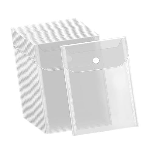 Oshhni 20 Stück transparente Stempel und gestanzte Aufbewahrungstaschen, Aktenordner, transparent, 13 x 18 cm, für Papierbastel-Stanzformen und Prägungen Oshhni 20 Stück transparente Stempel und gestanzte Aufbewahrungstaschen, Aktenordner, transparent, 13 x 18 cm, für Papierbastel-Stanzformen und Prägungen von Oshhni