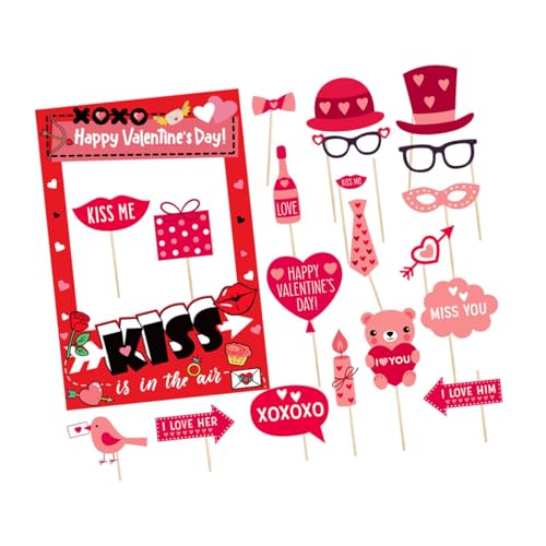 Oshhni 20 x Valentinstag-Foto-Requisiten-Rahmen, Selfie-Requisiten, Veranstaltungen, dekorativer Hintergrund, Partyzubehör, Dekorationen, Bilderrahmen Oshhni 20 x Valentinstag-Foto-Requisiten-Rahmen, Selfie-Requisiten, Veranstaltungen, dekorativer Hintergrund, Partyzubehör, Dekorationen, Bilderrahmen von Oshhni