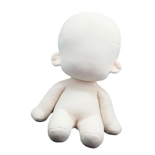Oshhni 20cm Plüschpuppenkörper Machen Sie Ihre eigenen Puppen Stofffigur Spielzeug Humanoides Stofftier für Cosplay von Oshhni
