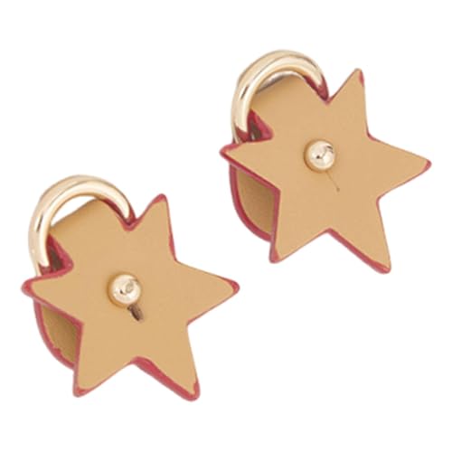 Oshhni 2Pcs Geldbörse D Ringe für Riemen PU Conversion Kit Herstellung Liefert Schnallen, Khaki von Oshhni