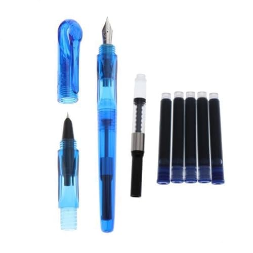 Oshhni 2xLuxus Kugelschreiber Schreibset Elegante Ausgefallene Rollerball Geschenke Off Blau von Oshhni