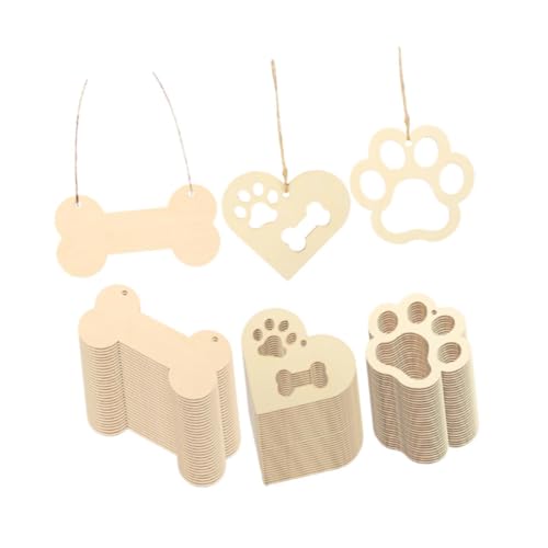 Oshhni 36 Stück leere Holzstücke, Anhänger, Ornamente, Geschenkanhänger, Holzscheiben zum Basteln, Verzierungen, hängende Dekorationen Oshhni 36 Stück leere Holzstücke, Anhänger, Ornamente, Geschenkanhänger, Holzscheiben zum Basteln, Verzierungen, hängende Dekorationen von Oshhni