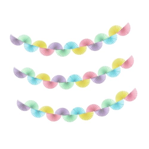 Oshhni 3X Papier Fans Girlande Hintergrund Decke Hängende Dekoration für Geburtstag Dusche, Macaron Oshhni 3X Papier Fans Girlande Hintergrund Decke Hängende Dekoration für Geburtstag Dusche, Macaron von Oshhni