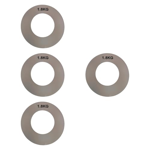 Oshhni 4pcs Gewichtsaufkleber Gewicht Identifier Aufkleber Aufkleber Aufkleber Übungsausrüstung Langhantel Gewicht Aufkleber für Fitness Equipment, 1.8 Kg von Oshhni