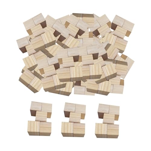 Oshhni 500 Stück Holzblöcke für Kreative Projekte, Spiel Und Bastelmaterial, 1.5 cm Oshhni 500 Stück Holzblöcke für Kreative Projekte, Spiel Und Bastelmaterial, 1.5 cm von Oshhni